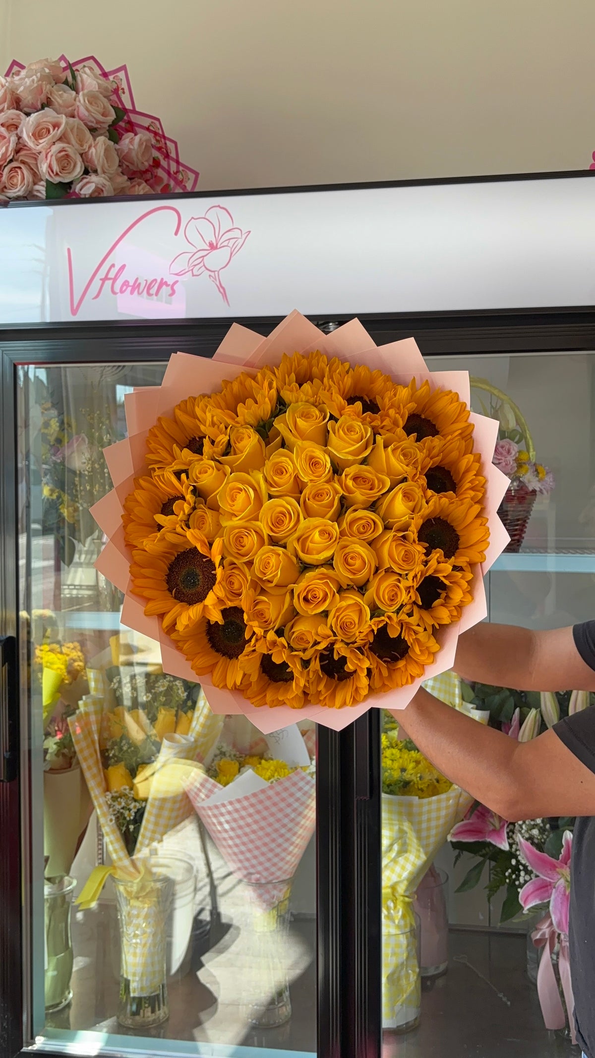 Yellow Roses SunFlower Rim π»