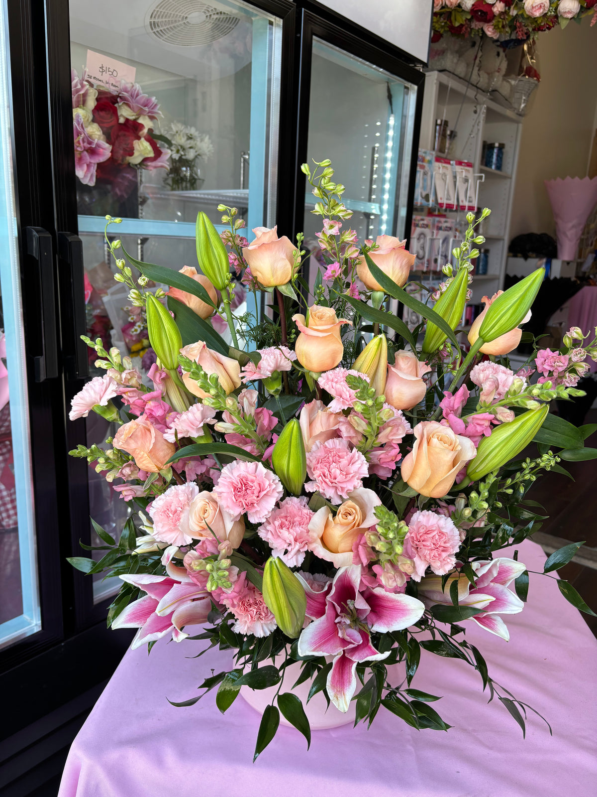 Shimmer Vase Arrangement