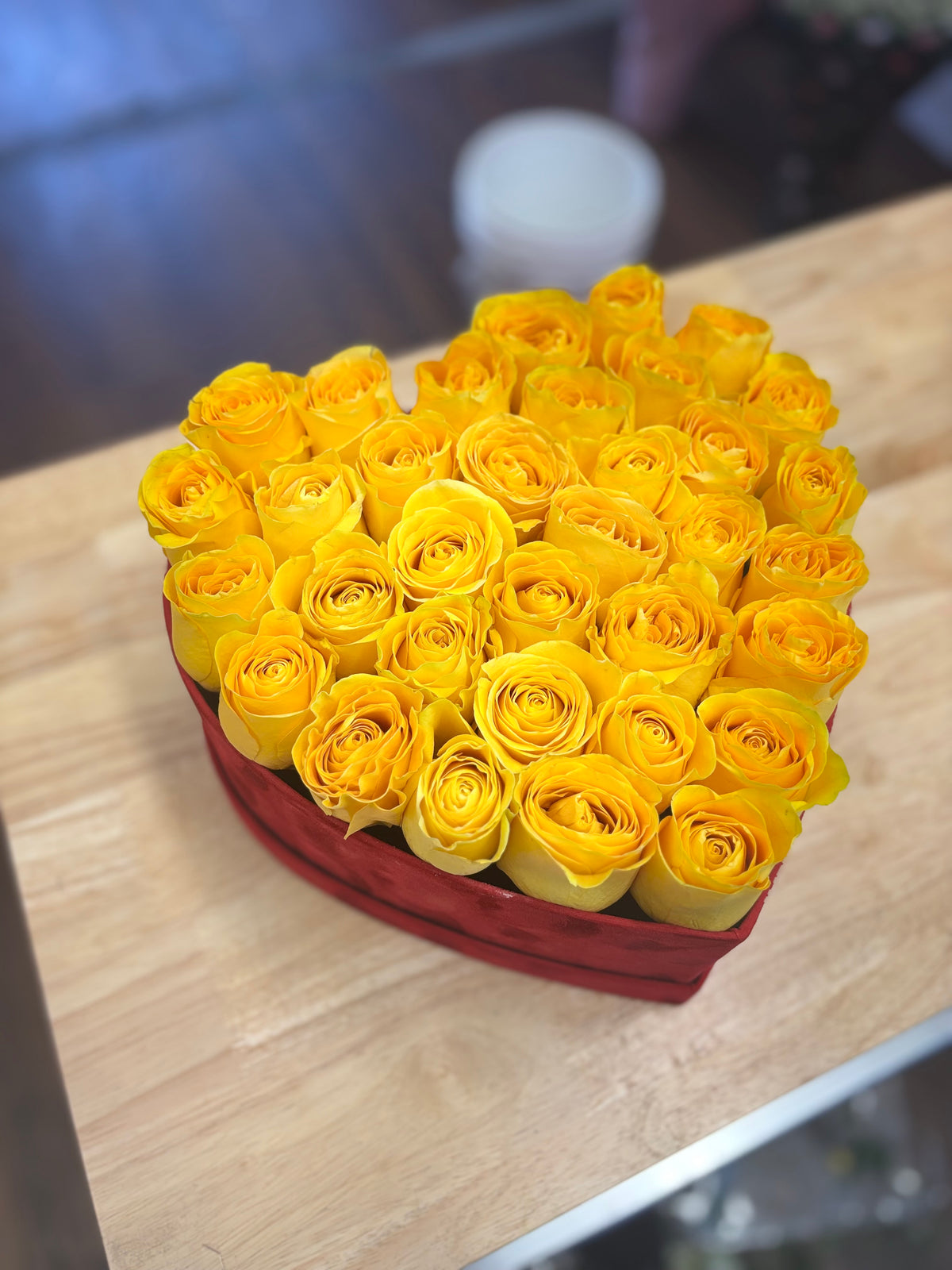 Yellow Heart Box