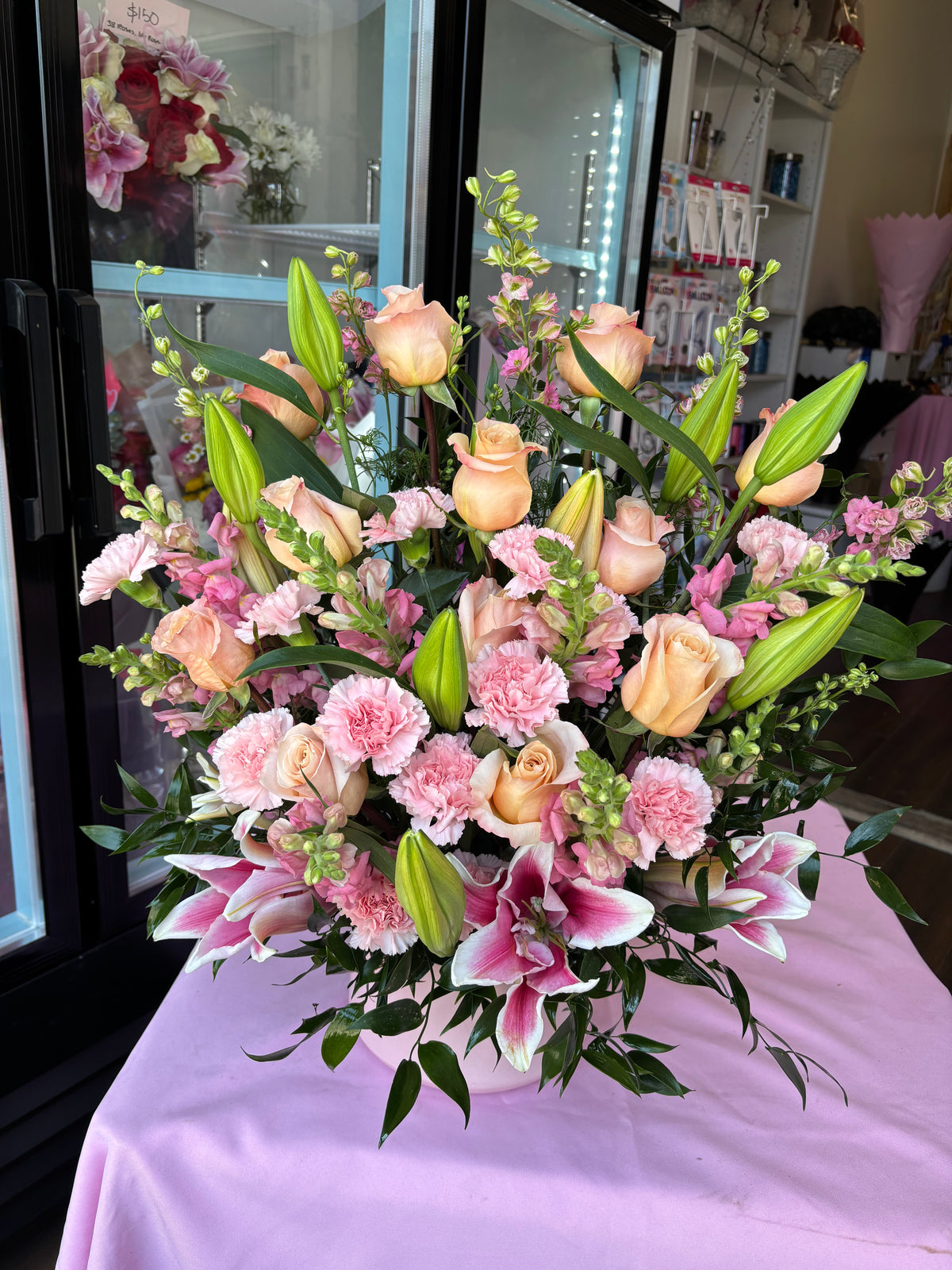 Shimmer Vase Arrangement