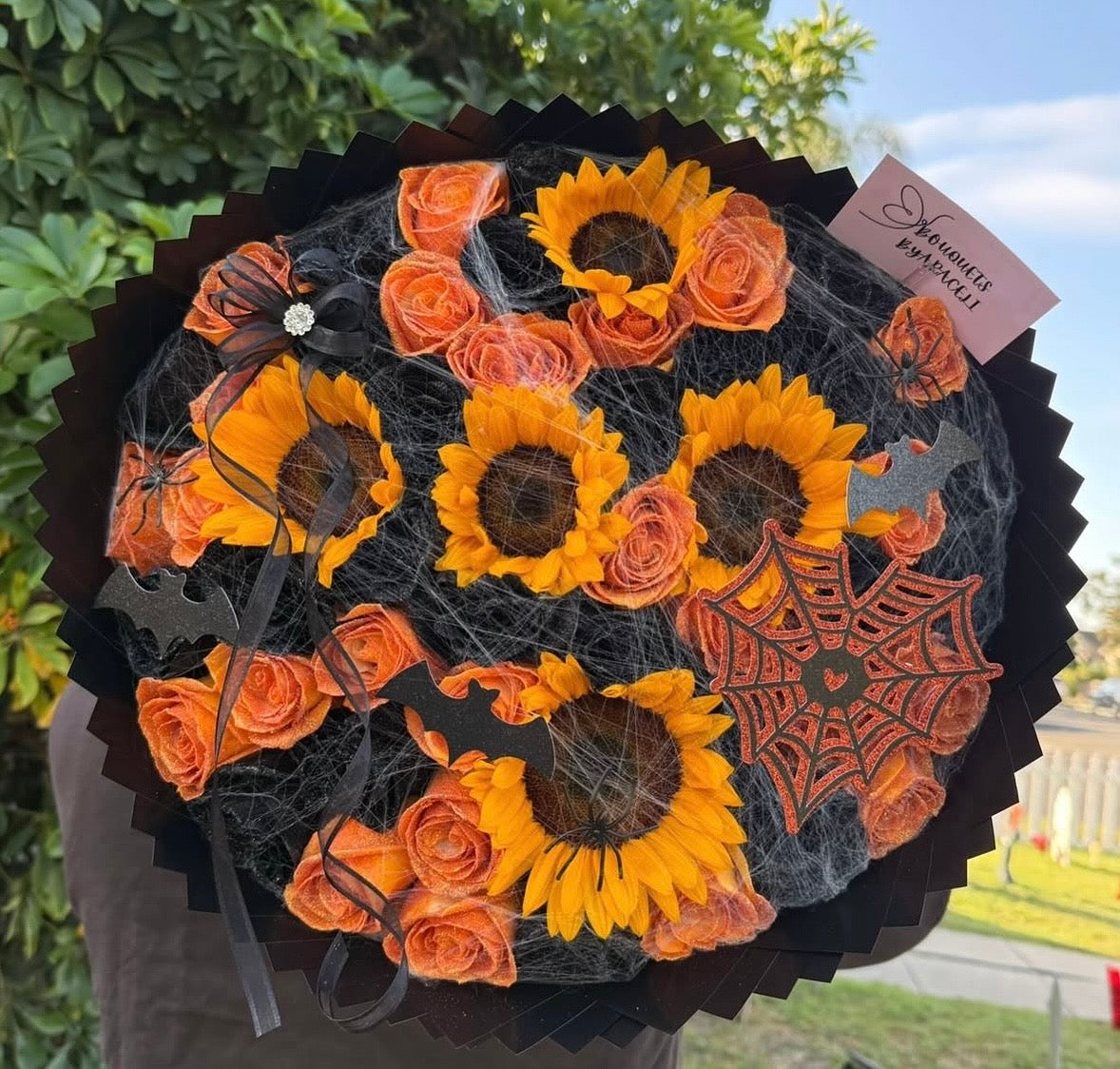 Sunflower Halloween Vibes 🖤🧡🎃