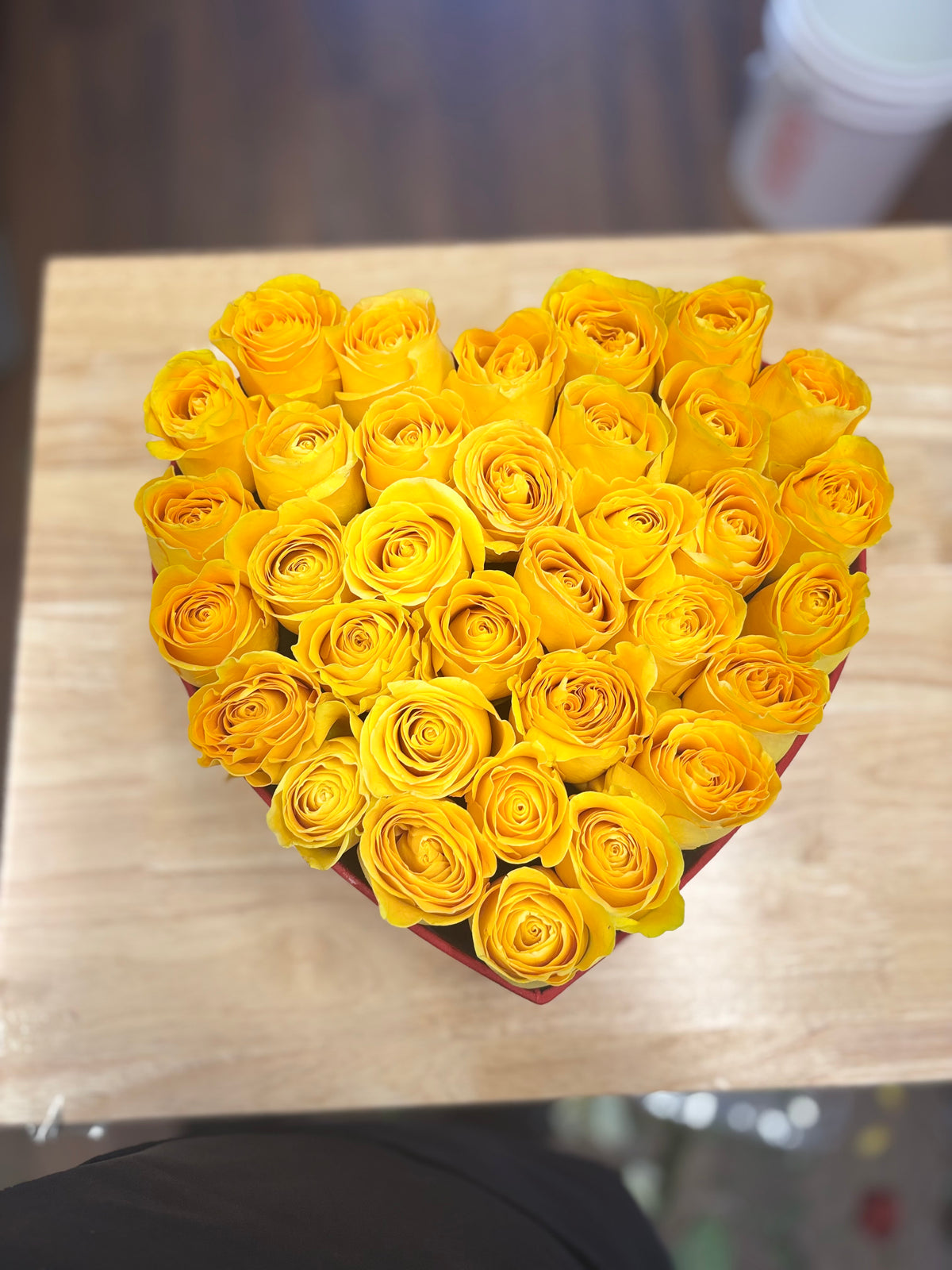 Yellow Heart Box
