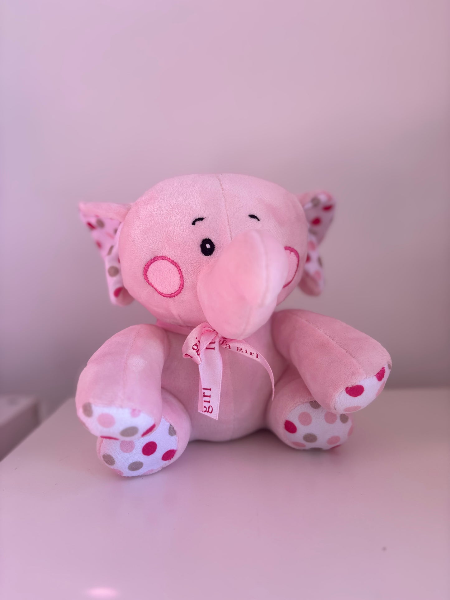 Pink Elephant Plush