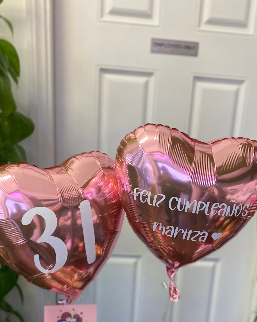 Custom Message Heart Balloon